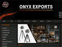 Tablet Screenshot of onyxexports.com